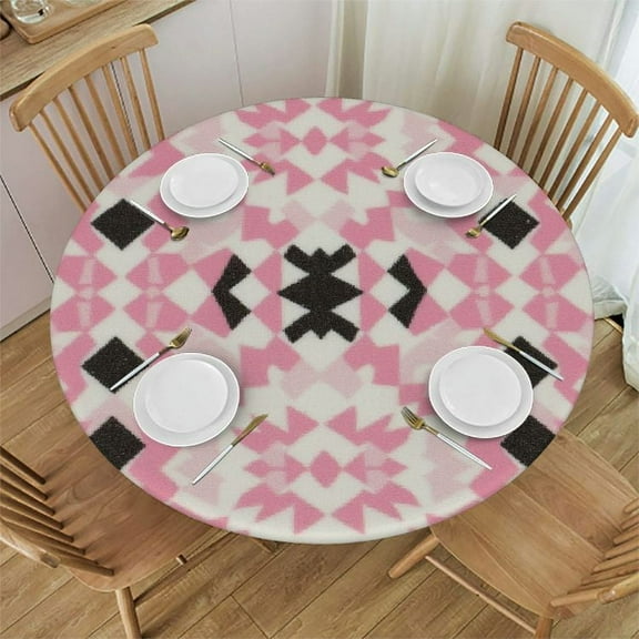 Elastic Round Tablecloth