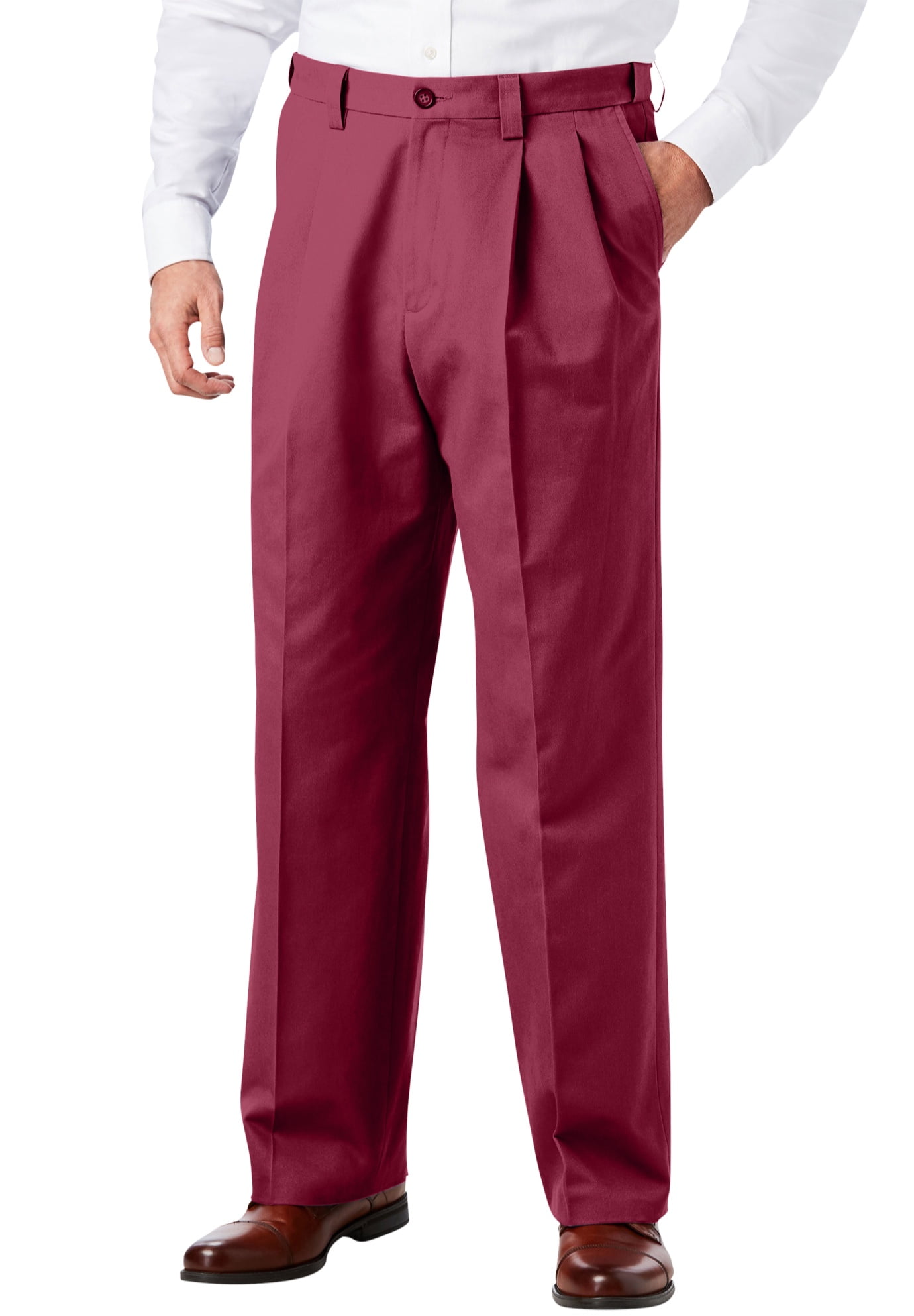 big and tall pleated pants
