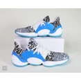 thumbnail image 2 of Ad-id-as Harden Vol 4 White Black Blue 2019 SAMPLE Shoes Men's Size 13 (EF8843), 2 of 6