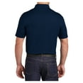 thumbnail image 2 of Yellow Rooster Men's Micropique Sport-Wick Pocket Polo True Navy S, 2 of 8
