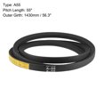 thumbnail image 2 of Unique Bargains A55 V-Belts 55' Mid-Perimeter, A-Section Rubber Drive Belt 2pcs, 2 of 3