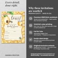 thumbnail image 4 of She Found Her Honey Bee Bridal Shower Invitations, 20 Fill-In Cards with Envelopes, 5x7 Wedding Shower Invitations for Bride, Bridal Party Supplies and Decorations, Made in USA by Amanda Creation, 4 of 9