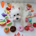 thumbnail image 3 of Dog Squeaky Toy, Cute Pet Stuffed Plush Fruits Snacks Vegetables Foods Toys for Puppy Small Medium Dog, 3 of 3