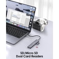 thumbnail image 3 of Hub USB C LENTON CB-CE18 con carga de 100 W, HDMI 4K, lector de tarjetas, 3 of 9