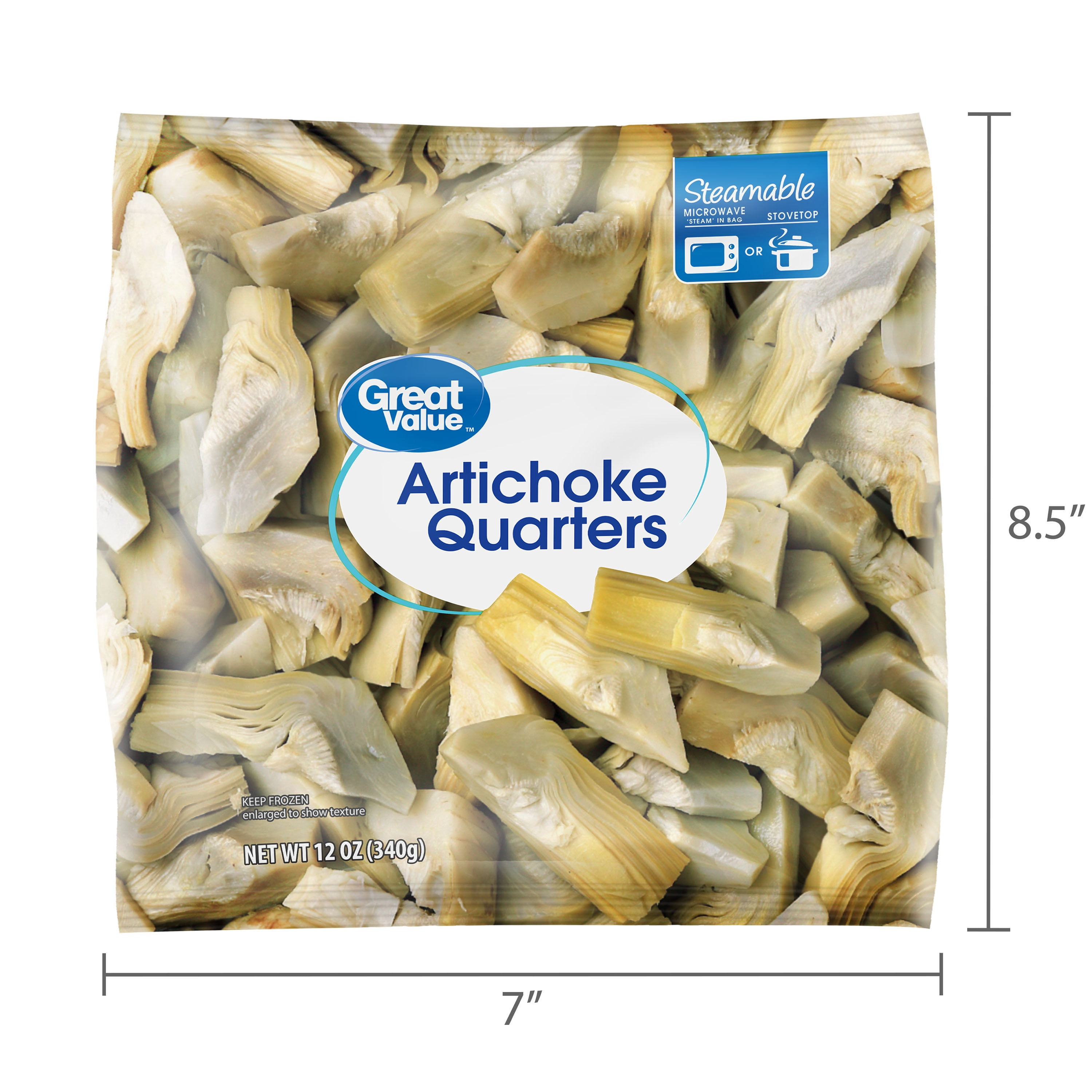 Great Value Artichoke Quarters, 12 oz (Frozen)