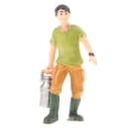 thumbnail image 1 of Figura de acción de PVC de un granjero o trabajador., 1 of 7