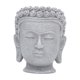 thumbnail image 4 of Maceta con forma de cabeza de Buda, maceta para plantas, decoración creativa gris, adorno, regalo para plantas. Estilo A, 4 of 9