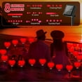 thumbnail image 3 of TIELUTT Lot de 4 Piquets Lumineux Solaires Rouges en Forme de Cœur pour la Saint-Valentin Lampe de Lecture à Pince Lampe de Lecture pour Lit pour Chambre Table de Nuit Lampe sur Pied Industrielle avec Étagères Lampe de Lecture à Pince Livre Jardin Solaire L, 3 of 7