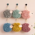 thumbnail image 4 of YAOMOBB Cute Hand Towel 2Pcs Hedgehog Fluff Ball Hand Towels Strong Absorbent Quick drying Microfiber Chenille Towel, 4 of 7
