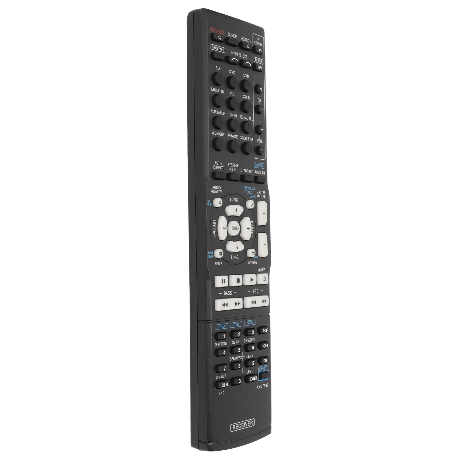 AV Receiver Remote Control, Easy Use Replacement AV Receiver Remote Control Comfortable In Hand ABS For AXD7582 For VSX 500