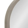 thumbnail image 4 of Kate and Laurel Hutton Farmhouse Wood Arched Mirror, 20 x 30, Gray, Decorative Modern Large Arch Mirror with Deep Profile and Graywash Finish for Wall, 4 of 7
