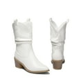 thumbnail image 5 of DREAM PAIRS Women's Cowgirl Boots, Mid Calf Western Cowboy Chunky Heel Boots, Slouchy & Pull-on for Women, 5 of 8