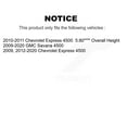 thumbnail image 2 of CMX Front Rear Disc Brake Rotors Kit for Car Chevrolet Express 4500 GMC Savana K8-100993, 2 of 8