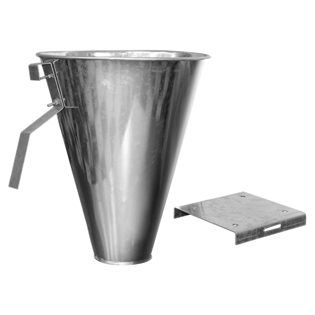 HOMEMAXS Chicken Bleeding Funnel Stainless Steel Coneshaped Filter