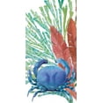 thumbnail image 2 of Stellar Design Studio 11x18 Gold Ornate Wood Framed with Double Matting Museum Art Print Titled - Ocean Garden Medley 1, 2 of 4