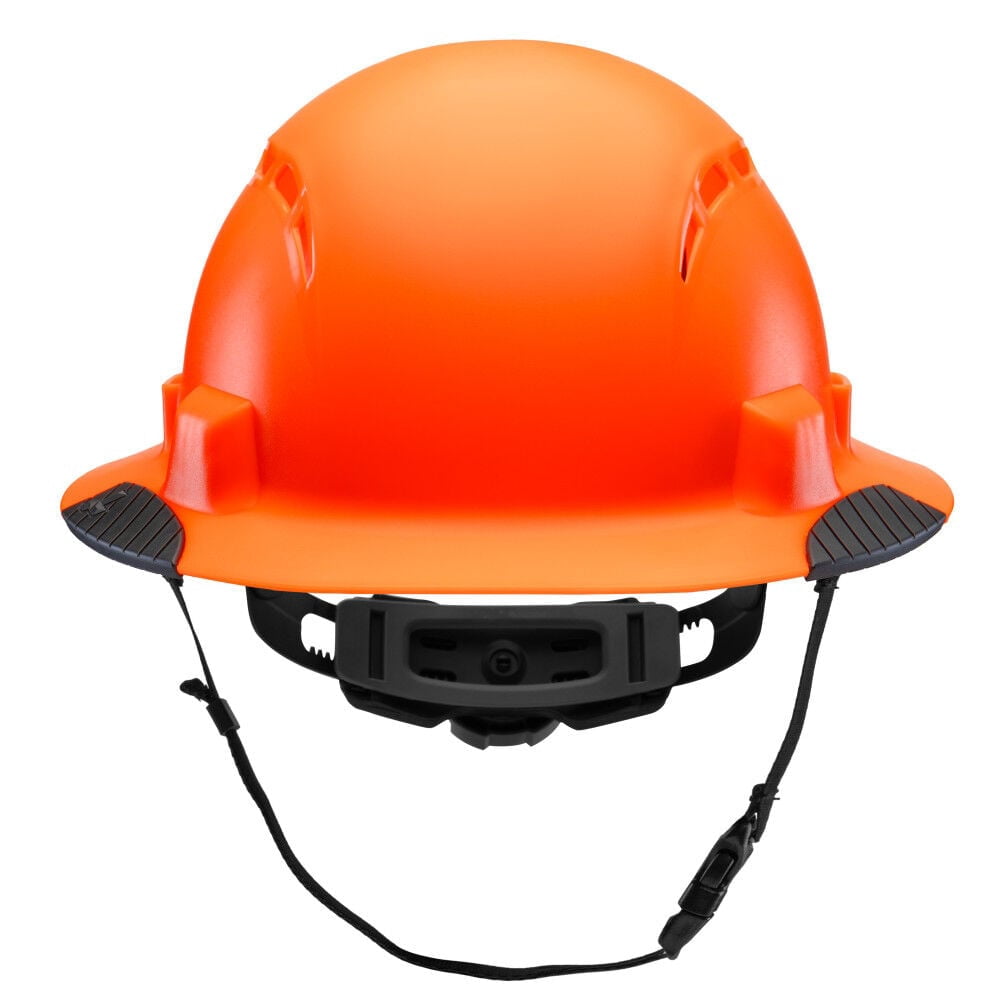 Lift Safety Idax Full Brim - Vented Hard Hat, Hi-Viz Orange