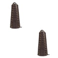 thumbnail image 3 of Greeniant Muñequera ancha de cuero para tiro con arco, muñequera para hombres y mujeres, muñequera para niños, muñequera para vendaje marrón 2piezas Greeniant CBP106720, 3 of 5