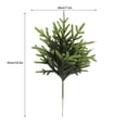 thumbnail image 4 of Pedido mínimo de 10 piezas 1 pieza empaquetada Árbol de ciprés simulado Decoración navideña Fondo colgante de pared Pino 31x18 cm 48 g plástico ANGGREK Otros, 4 of 8