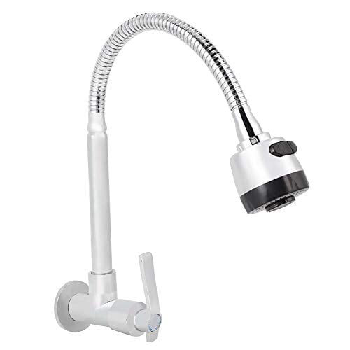 Solo tipo de agua fría grifo de cocina montaje en pared grifo de fregadero de cocina hogar 360 accesorios de cocina giratorios G1 2 pulgadas