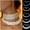 2 Row Crystal, variant on SmartBy Fashion Elegant Rhinestone Women Collar Choker Necklace for Wedding Birthday Jewelry