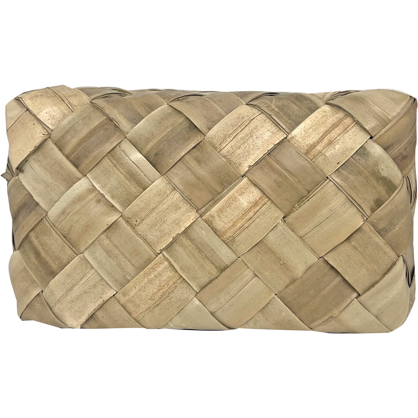 South Seas Native Treasures 4"x7"x7" Basket Lauhala, 1 Each