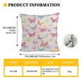 thumbnail image 3 of FOR U DESIGNS Butterly Glitter Print 3 Pcs RV Dinette Cushion Covers Comfortable RV Couch Cover Stretch Pillow Case Sofa Furniture Protector Loveseat Chair Cover for RV Camper Car Bench, 3 of 8