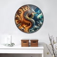 thumbnail image 4 of Animal Dragon Beast Monster Wall Clock 10 Inch Silent Non Ticking Battery Operated Easy to Read for Kitchen Living Room, 4 of 8