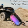 thumbnail image 5 of Bluetooth Speakers,Portable Speakers Bluetooth Wireless with Loud Stereo Sound,Waterproof Shower Speakers,RGB Multi-Colors Rhythm Lights,24 Playtime for Indoor&Outdoor, 5 of 7