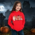 thumbnail image 2 of Girls Boys Halloween Hoodies Long Sleeve Pullover Hooded Sweatshirt with Pocket Halloween Outfits, 2 of 4