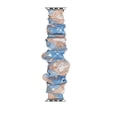 thumbnail image 2 of Compatible con Apple Watch Band 38 mm 40 mm 42 mm 44 mm Tejido floral suave Elástico Scrunchies iWatch Bands para Apple Watch Series 6, SE, 5, 4, 3, 2, 1 - Style8, L/38 Sailing Electrónica, 2 of 4