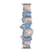 thumbnail image 2 of Compatible con Apple Watch Band 38 mm 40 mm 42 mm 44 mm Tejido floral suave Elástico Scrunchies iWatch Bands para Apple Watch Series 6, SE, 5, 4, 3, 2, 1 - Style13, S/38 Sailing Electrónica, 2 of 4