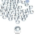 thumbnail image 2 of Uxcell Hotfix Rhinestones Flatback Crystal Glass Gems for Craft Clothes DIY Decoration White 4.8mm, 2 of 5