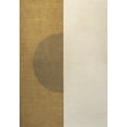 thumbnail image 2 of JONATHAN Y WASHABLE 3 x 5 Area Rug, Demie Minimalist Graphic Circle - Brown/Cream/Terracotta, WSH114A-3, 2 of 8
