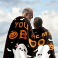thumbnail image 4 of Halloween Basket Halloween Boo Basket Items for Boyfriend Husband Wife Her Women Halloween Spooky Basket Stuffers for Women Her Men Him Adults Couple Valentines Boyfriend Throw Blanket, 4 of 6