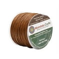 thumbnail image 2 of Mandala Crafts Waxed Cotton Cord, 0.5mm 109 Yards, Macramé Thread  (Russet Brown), 2 of 3