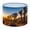 Color 2, variant on Drum Lamp Shade View Old Man Storr Isle Skye Scotland Lampshade for Table Lamps Floor Lamps Pendant Light 13"x13"x10" Replacement Linen Large Lamp Shade Easy Assembly