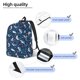 thumbnail image 3 of Balery Sea Sharks Mochila Clásica Impresa Básica para Viaje, Mochila Escolar Resistente al Agua, Mochila de Lona con Correas Ajustables-Medium, 3 of 5