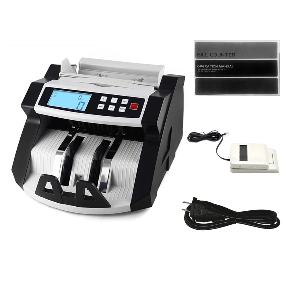 Digital Display Money Counter for EURO US DOLLAR Bill Cash Counting machine t 