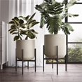 thumbnail image 1 of Aspire 8170 Quinn Large Modern Planters, Gray - Set of 2, 1 of 1
