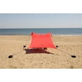 thumbnail image 2 of Carpa de playa Neso 213 x 213 cm con toldo portátil, color rojo, 2 of 6