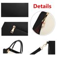 thumbnail image 3 of Women Lady Leather Handbag Shoulder Bag Tote Purse Messenger Satchel Birthday Christmas Gift, 3 of 13