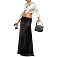 thumbnail image 4 of Women'S Long Bell Sleeve Cropped Button Down Shirts Collared Crop Blouses Tops White L, 4 of 9