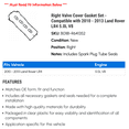 thumbnail image 2 of Right Valve Cover Gasket Set - Compatible with 2010 - 2013 Land Rover LR4 5.0L V8 2011 2012, 2 of 2