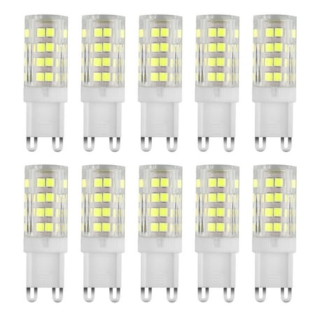 120v 5w Bell Led (G9 LED Bulb 5W LED Corn Light Bulbs - G9 Ceramic Bulbs Replacement 40W Equivalent Halogen Bulbs Daylight White 6500K G9 LED Bulbs for Home Lighting, Ceiling Fan, Dimmable,)