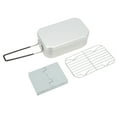 thumbnail image 1 of Bento Box, Foldable Grip Food Container Aluminum Alloy Save Space  For Outdoor, 1 of 8