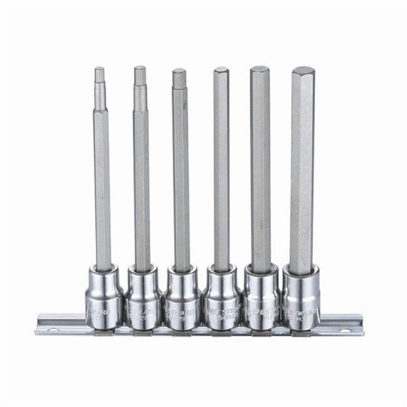 Westward 3/8" Drive Socket Bit Set, SAE, 6 pcs 54TM26