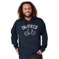 thumbnail image 3 of I'm Fixed Bike Gear Riding Cyclist Hoodie Hooded Sweatshirt Men Brisco Brands M, 3 of 6