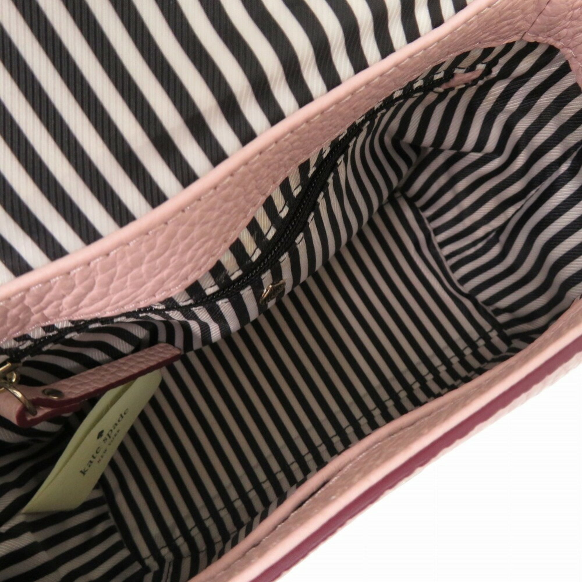 Pre-Owned Kate Spade Leather Pink Shoulder Bag Handbag 0259Kate (Good)