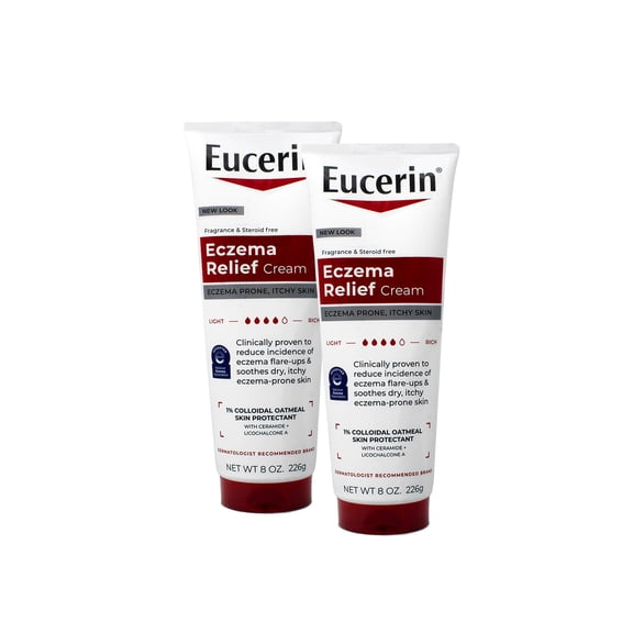 Eucerin Eczema Relief Body Cream 8 oz - Pack of 2
