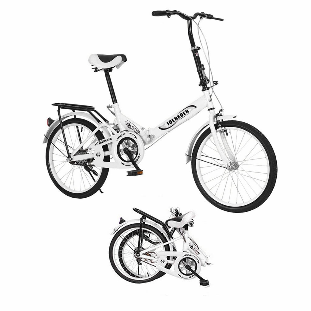 Folding 20In Adult Students Bike Portable Women's City Mountain Cycling Bicycle 